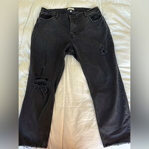Abercrombie Curve Love Dad High Rise Jeans Size 20